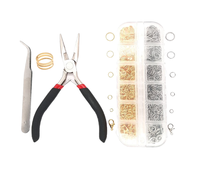 Jewelry Making Kit, Necklace Making kit with Jewelry Wire, Jewelry Tools  and Findings, Crimp Beads, Bracelet Clasps and Closures for Beading,  Jewelry Making Supplies and Repair 
