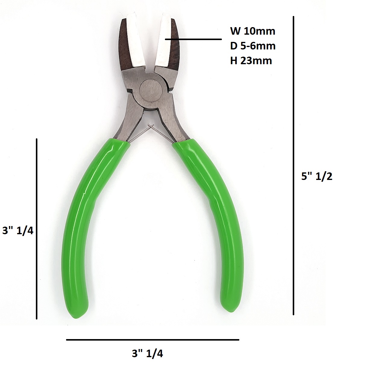 Slim Line Long Needle Nose Pliers, 5 1/2 in Long, 1 3/4 in Jaw