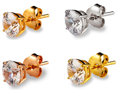 Empress & Noble Cut Cubic Zirconia Earrings | NY Gift Boutique