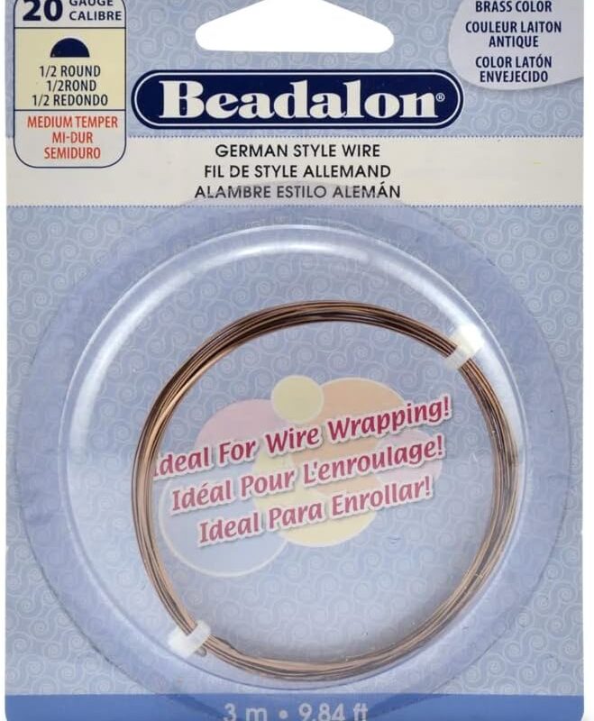 Beadalon Colorcraft 20 Gauge wire in Rose Gold