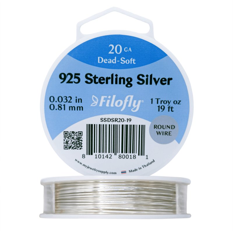 Filofly, 925 Sterling Silver Wire, Dead Soft, Round